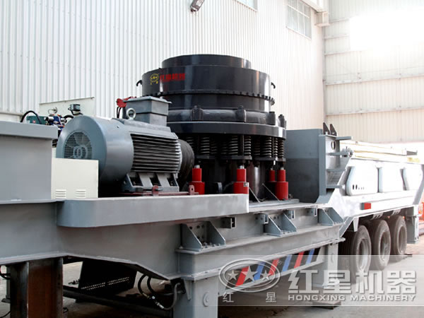 200tph移動圓錐破碎機廠區(qū)圖