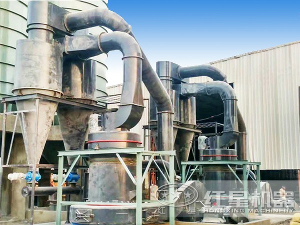 鄂爾多斯HGM130磨粉機現場作業圖