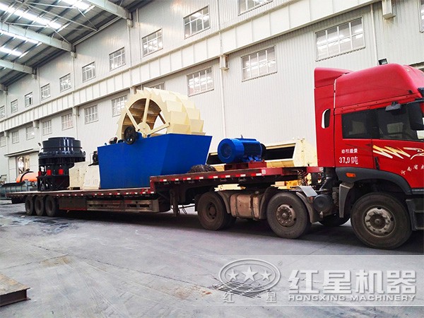 洗砂機發貨現場 洗砂機發貨現場