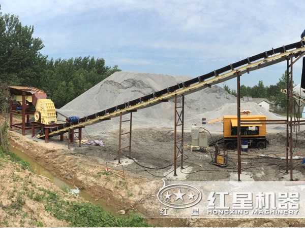 錘式打砂機(jī)安裝試車