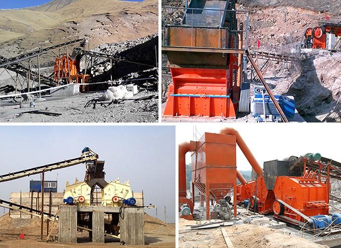 50tph反擊破現(xiàn)場作業(yè)圖