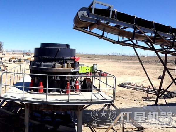 圓錐破作業現場圖