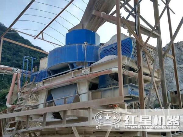 制砂機(jī) 廣西客戶現(xiàn)場