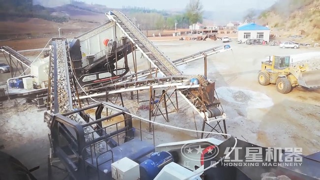 移動石料破碎生產線