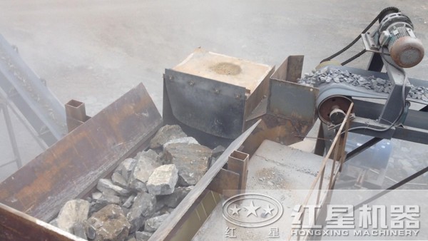 花崗巖破碎現場