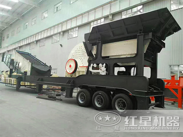 HX系列環保車載移動嗑石機廠區圖