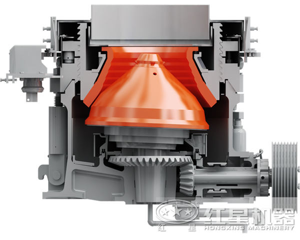 圓錐破碎機(jī)結(jié)構(gòu)圖 圓錐破碎機(jī)結(jié)構(gòu)圖