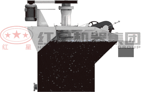 浮選機(jī)工作原理圖