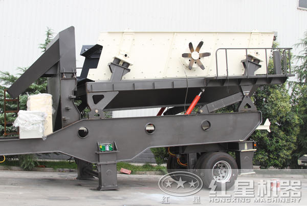 可移動式篩石機