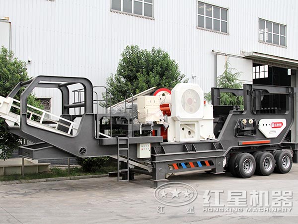 流動(dòng)顎破石塊加工機(jī)