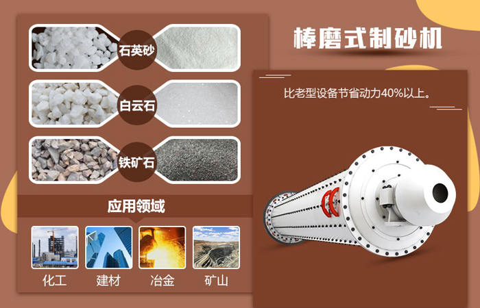 棒磨機制砂性能優