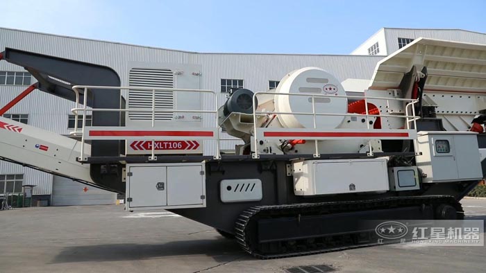 履帶式移動(dòng)破碎站