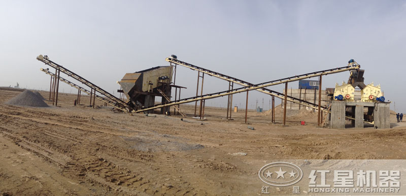 山石破碎生產線工藝流程