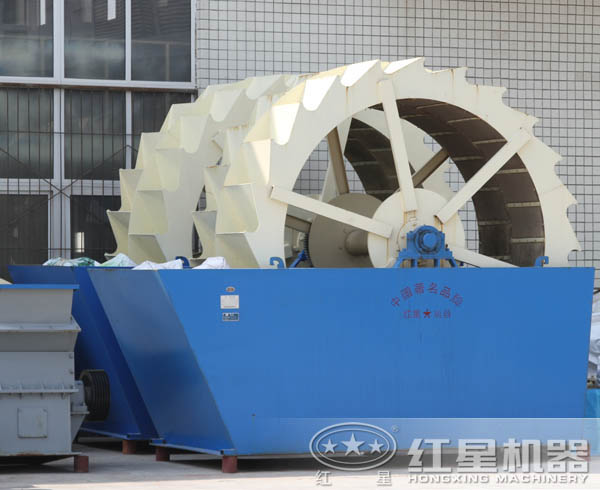 輪式洗砂機