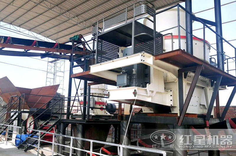 河南沖擊式破碎機(jī)生產(chǎn)現(xiàn)場(chǎng)