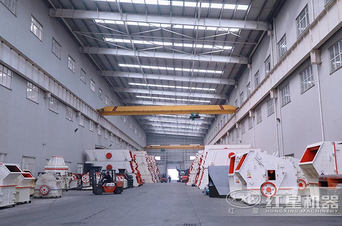 青石破碎機生產(chǎn)車間