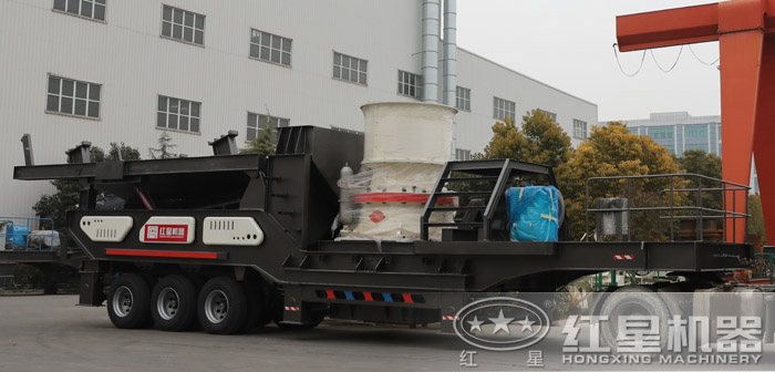 新型移動單缸破碎機發貨圖