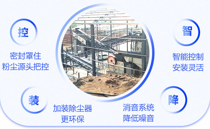 環保石料粉碎機降低污染