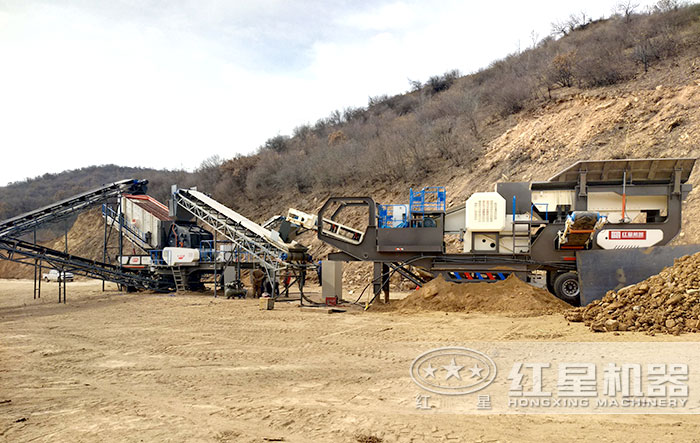 車載移動磕石機_流動磕石機用戶現場 車載移動磕石機_流動磕石機用戶現場