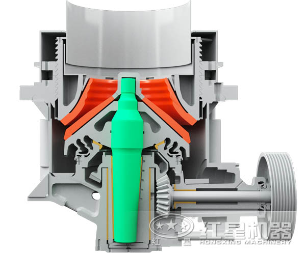 石灰石液壓圓錐破碎機(jī)的結(jié)構(gòu)