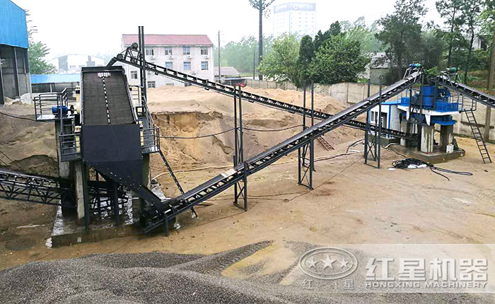 環保制沙作業現場