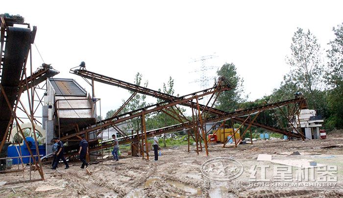 用戶安裝9526型制沙機
