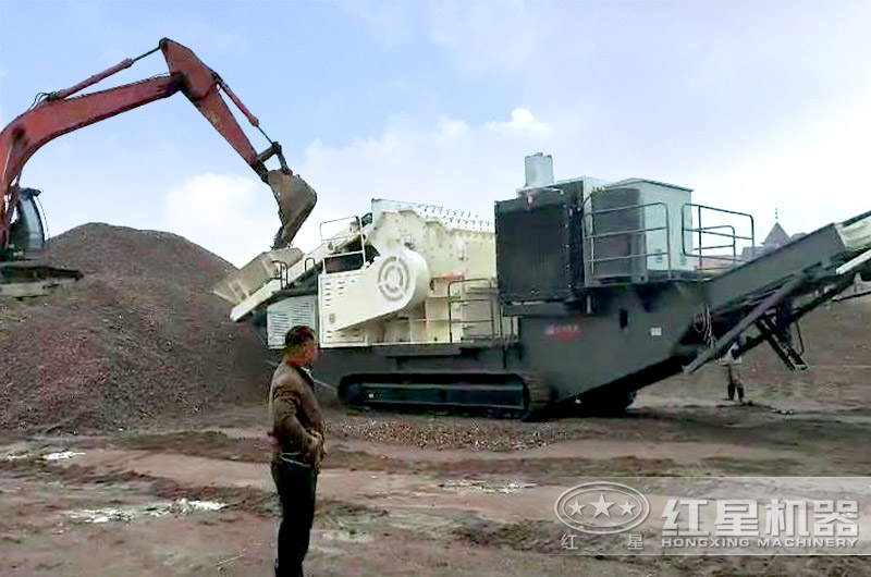 履帶移動破配置細碎機也可以進行制砂