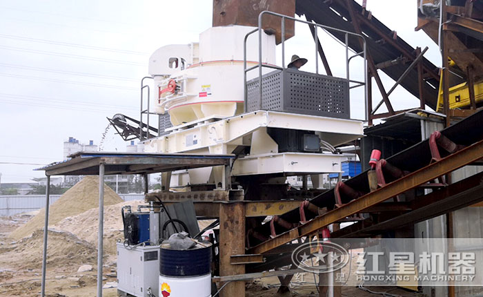 vsi制砂機(jī)現(xiàn)場(chǎng)