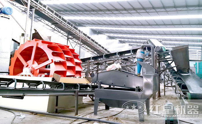 洗砂機配合細沙回收機作業