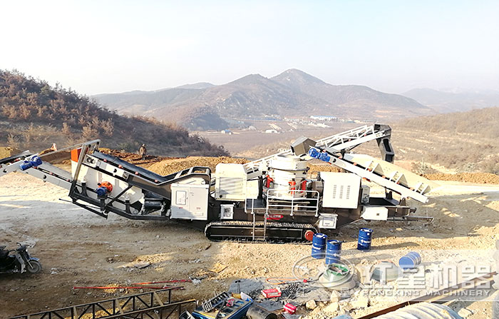 履帶圓錐破碎機