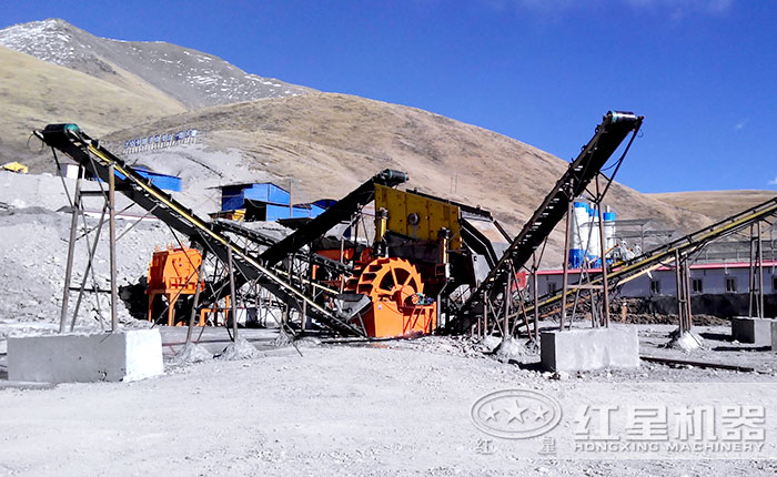 洗砂機生產(chǎn)現(xiàn)場