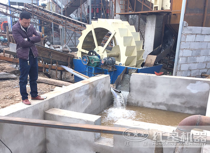 洗沙場搭建沉淀池