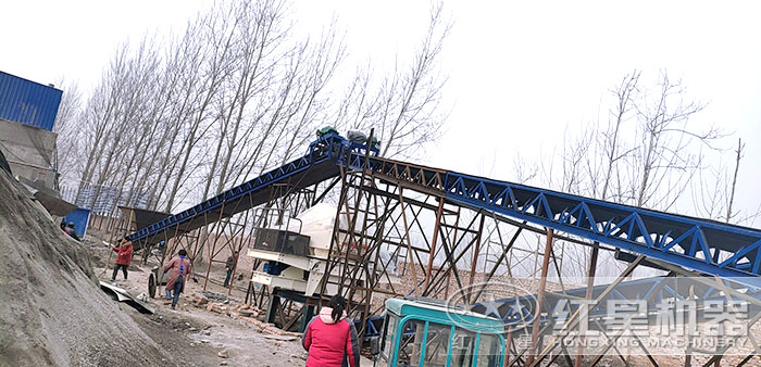 人造沙施工現場