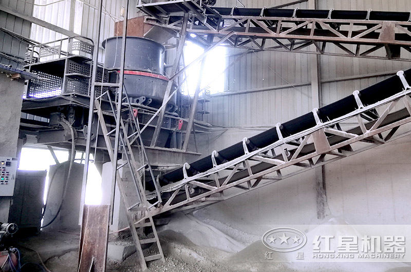 沖擊式破碎機用戶生產現場