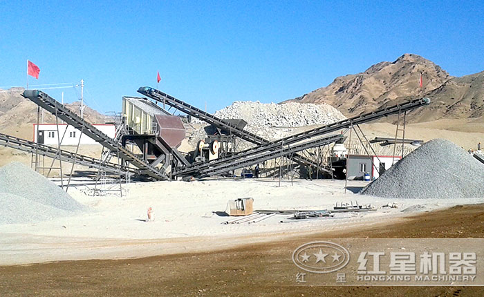 時產30方石子破碎生產線布局