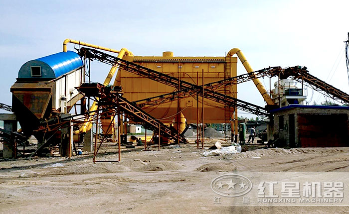 環(huán)保石頭碾成沙子的生產(chǎn)線 環(huán)保石頭碾成沙子的生產(chǎn)線