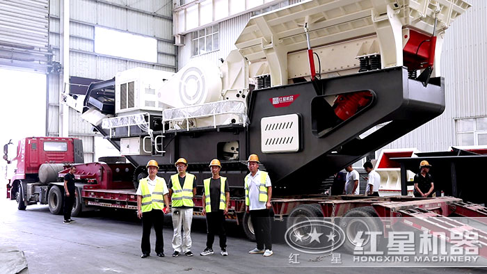 紅星碎石機設備發貨