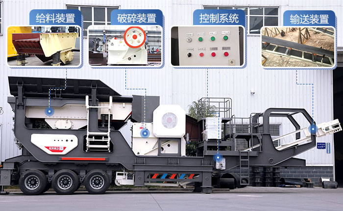 輪胎移動(dòng)石頭加工機(jī)器 輪胎移動(dòng)石頭加工機(jī)器