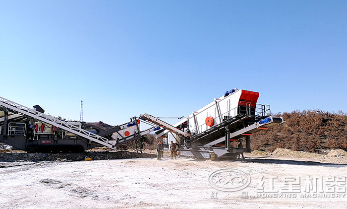 時(shí)產(chǎn)300噸破碎作業(yè)現(xiàn)場(chǎng) 時(shí)產(chǎn)300噸破碎作業(yè)現(xiàn)場(chǎng)