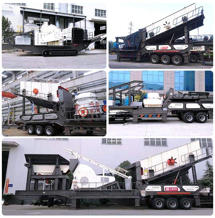 多種類型一體式移動制砂機