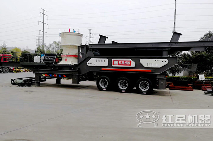 圓錐車載移動粹石機