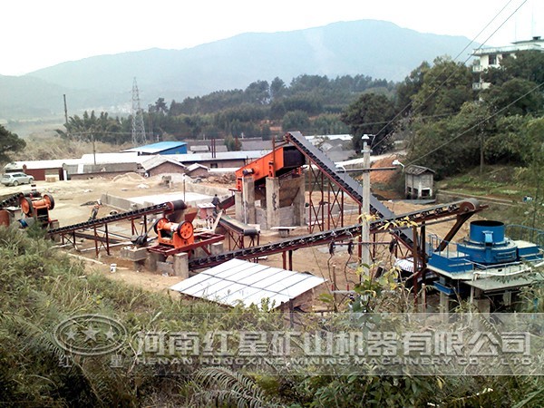 300噸玄武巖制砂生產線