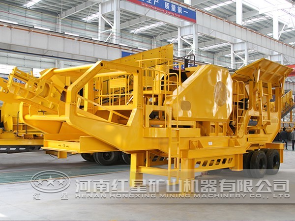 輪胎顎破移動(dòng)破碎站型號