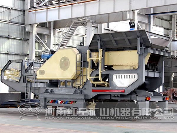 輪胎顎破移動(dòng)破碎站