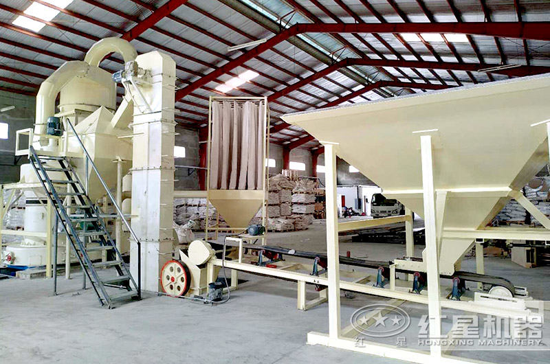 雷蒙磨粉機生產線現場