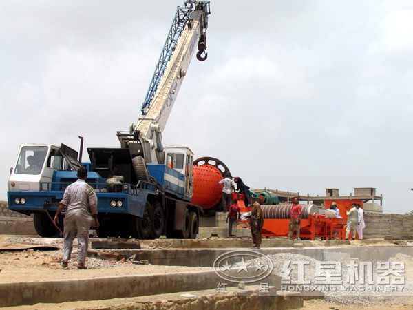 150t選礦生產(chǎn)線現(xiàn)場